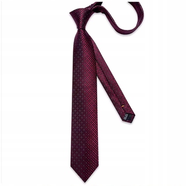 Широка червона краватка Luvu