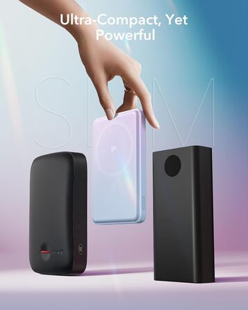 Power Bank ESR MagSafe з бездротовою зарядкою QI2, 15W, 5000mAh, білий (з підставкою)