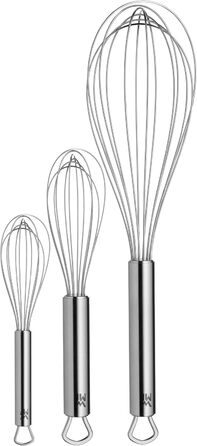 Набір кухонних мисок WMF Gourmet та Schneebesen Set: миски з нержавіючої сталі 0,75л - 2,75л, міксер для збивання, професійний кухонний набір