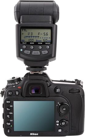 Спалах Meike MK430 TTL для Nikon: сумісний з D7100, D5300, D5200, D3500, D3100, D600, D800, D3200, D90, D80, D300, D7500, D780 та інші моделі