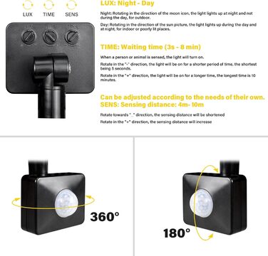 Willpower 200W 20000LM LED Floodlight Outdoor with Motion Sensor, 6000K Cool White, IP66 Waterproof LED Outdoor Floodlight, Spot Light for Garage, Hallway, Garden, Courtyards, Hotel, Sports Field