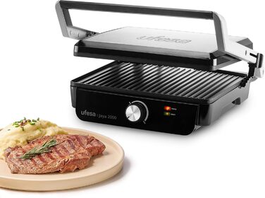 Ufesa Everest Electric Hot Plate with Touch Screen - 5 Pre-set Programs, Timer & Adjustable Temperature
