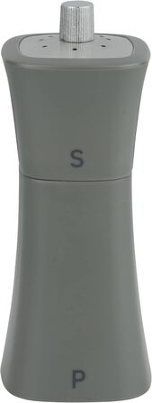 Набір для солі та перцю Grunwerg 2-в-1, пластик, білий/сірий