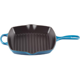Чавунна гриль-пательня Le Creuset Signature, квадратна, 26 см, для всіх типів плит, індукція, 2,86 кг, колір Марсель