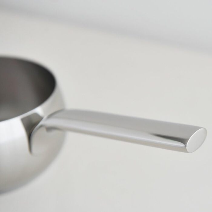 Каструля з нержавіючої сталі Alessi 'MAMI', 14 см, срібна