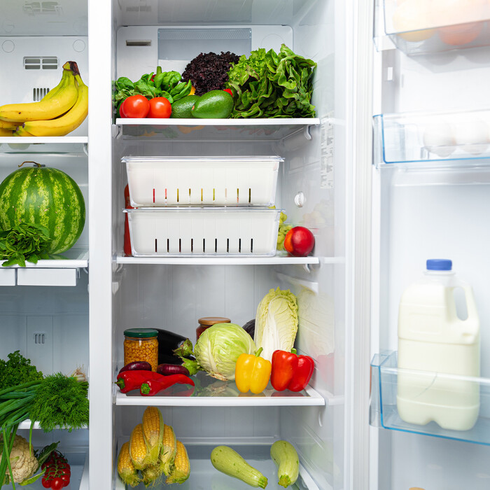 Relaxdays Refrigerator Organizer 3-Piece Set