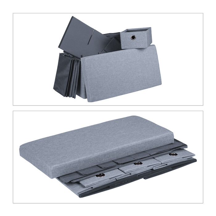 Relaxdays Storage Bench