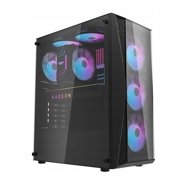 Корпус для комп'ютера Darkflash DK352 Plus Midi Tower ATX, чорний, з вікном