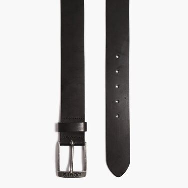 Чоловічий шкіряний ремінь Levi's New Duncan, колір чорний