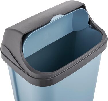 Відро для сміття з роликовим кришкою Keepeer Rasmus, світло-блакитний (Nordic Blue), 25 л