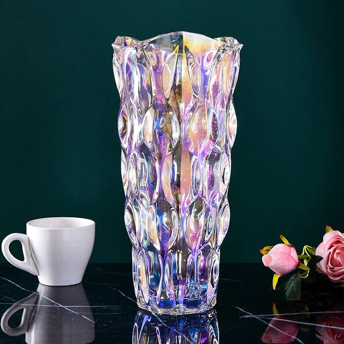 Скляна ваза для квітів, сучасний мінімалістичний дизайн, ручної роботи, для дому, декору, гідропоніки, подарунок на весілля/розлуку, Стиль A-bunt