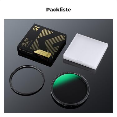 Фільтр ND K&F Concept 49mm Магнітний Змінний Градуйований (ND2-32) для об'єктивів Nano-Xcel Series