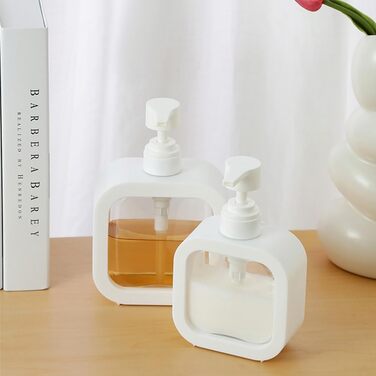 Набір дозаторів для мила та гелю для душу, 500 мл, чорний, 2 шт. | Дозатори для душу, шампуню, кухні