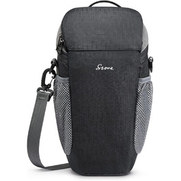 Водонепроникна сумка для камери S-ZONE для фотографів, сумісна з Nikon, Canon, Sony (чорна)