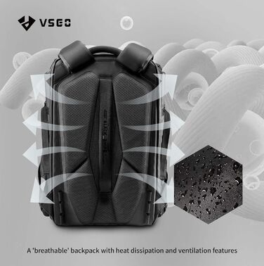 Рюкзак фото VSGO Black Snipe 16L для DSLR/SLR камер Sony, Canon, Nikon та DJI – професійний, легкий (1.1 кг) для подорожей