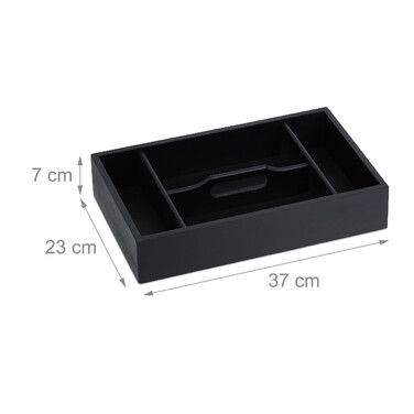 Relaxdays Cutlery Box with Carrying Handle