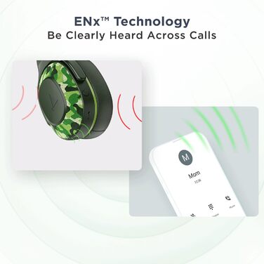 Boat Rockerz 425 Бездротові навушники Bluetooth з мікрофоном, армійний колір, 25 годин роботи, Bluetooth V5.2, ENx-технологія, швидка зарядка