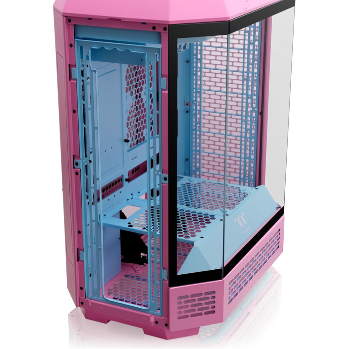 Корпус ПК Thermaltake The Tower 600 ATX Mid-Tower з вертикальним дизайном, USB-C, білий (Bubble Pink)