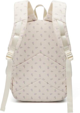 Шкільний рюкзак для дівчаток: легкий, з квітковим дизайном (фіолетовий). Підходить для школи, подорожей та ноутбука.