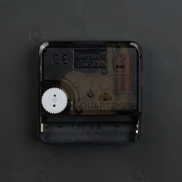 Relaxdays Double-Sided Train Station Clock in Brown