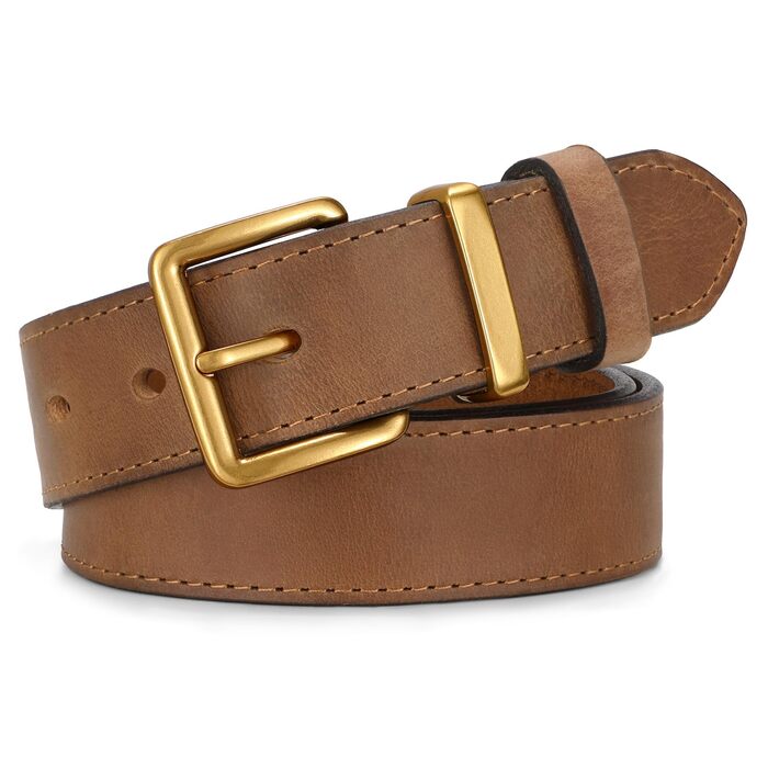 Жіночий шкіряний ремінь SUOSDEY вінтажний, коричневий, ширина 3.3 см, для джинсів, штанів, суконь, золота/срібна пряжка, розмір 68-80 см