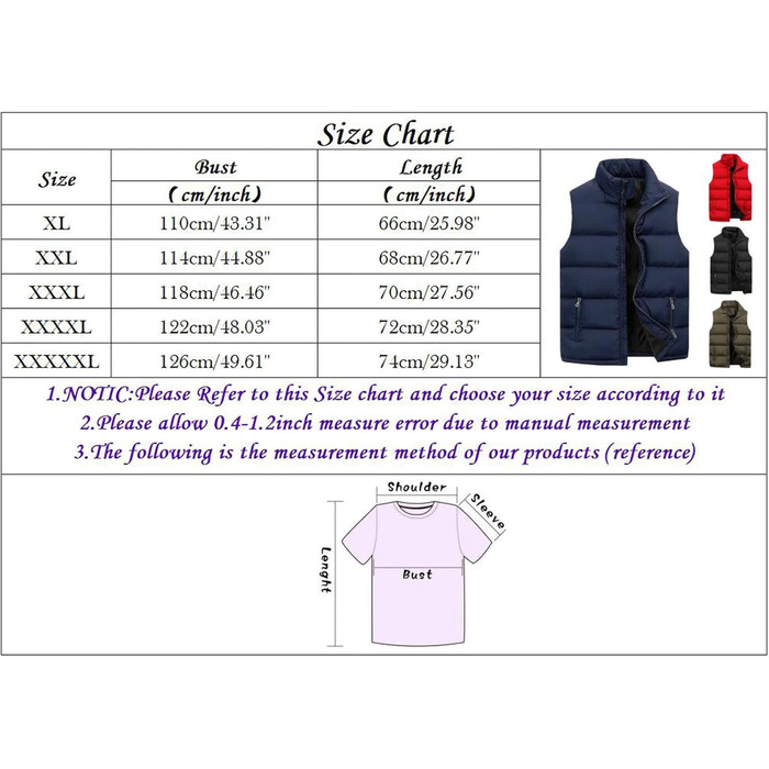 Чоловіча степна жилетка з коміром-стійкою, тепла зимова жилетка, чоловіча жилетка на блискавці, преміум-якість, водонепроникна, безрукавка, куртка для активного відпочинку XXL, темно-синій