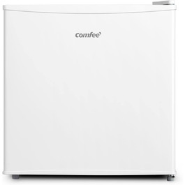 Mini холодильник Comfee RCD50WH2(E) 43L з відділенням для льоду, білий. Холодильник для кімнати та офісу, швидке охолодження, регулювання температури, енергоефективний (F)