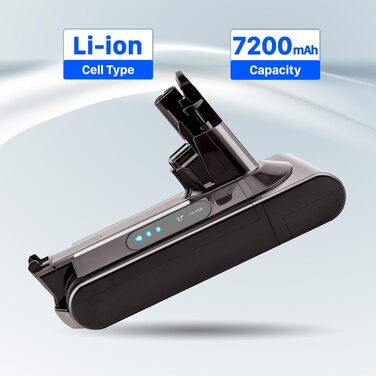 Акумулятор для пилососа Dyson V10, 7200mAh (V10 Animal, V10 Absolute, V10 Motorhead, SV12, V10 Fluffy)