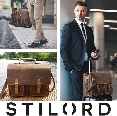 Сумка для ноутбука STILORD 'Anton' XL (15.6