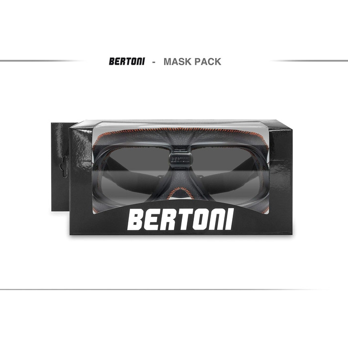 BERTONI Мотоциклетні окуляри з чорної шкіри з оранжевими швами, захисні окуляри для шолома, авіаційний стиль, модель AF196