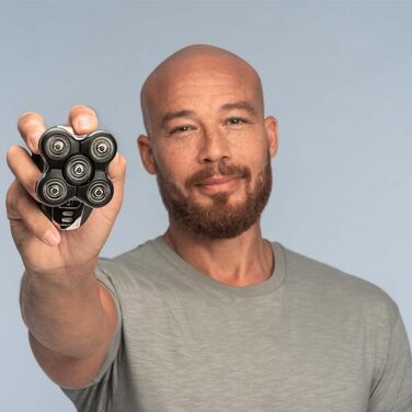 Електричний голкоструй Remington XR1501 для гоління голови: 5 голкових насадок, гоління 0,2 мм, тример, чорний