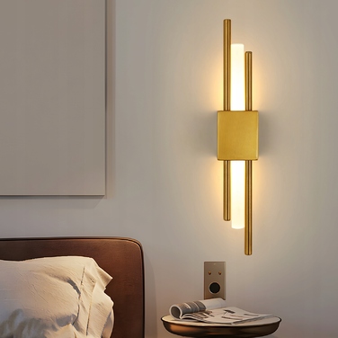 Настінний світильник Goeco жовтий, інтегроване LED-освітлення, 10 Вт