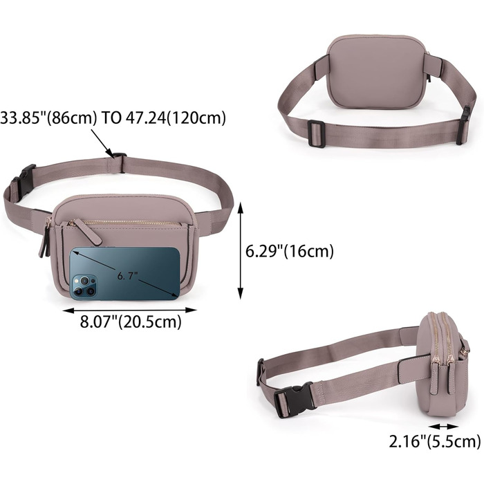 Жіночий гаманець UTO з PU шкіри, багатофункціональний на замку, клатч для телефону (1247 Рожевий)
