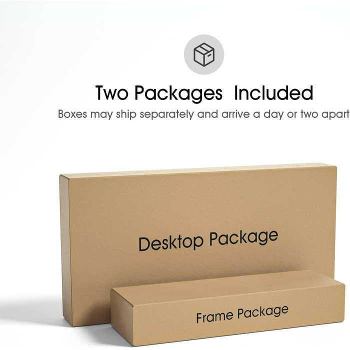 FEZIBO Electric Standing Desk with 2 Drawers, 140x60cm - Adjustable Height Desk with Memory Control, Anti-Collision System, Light Brown Home Office Desk