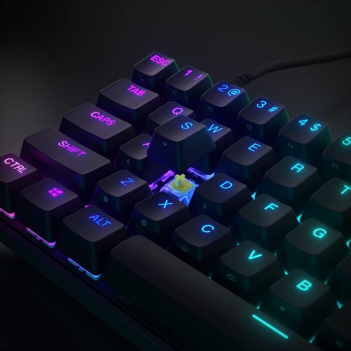 SteelSeries Apex 7 - Механічна ігрова клавіатура з OLED дисплеєм – Німецька (QWERTZ) розкладка – Оптичні перемикачі