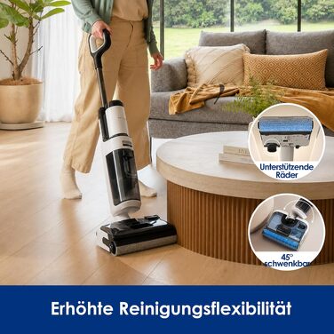 Вертикальний миючий пилосос Tineco Floor One Stretch S6 з функцією самоочищення