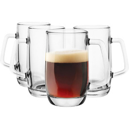 Набір склянок для пива Krosno Glasmark 0,3 л (6 шт.) - для крафтового пива, миття в посудомийній машині