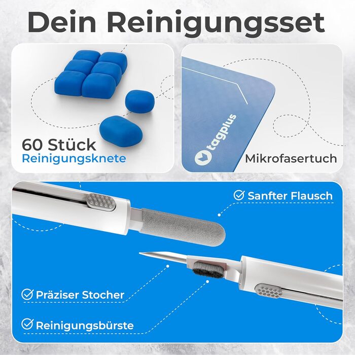 Набір для чищення телефону та навушників з професійним інструментом, аксесуари для гаджетів, практичні технічні аксесуари