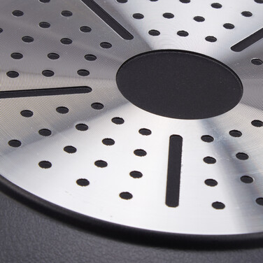 Relaxdays Wok Pan with Lid 30 cm