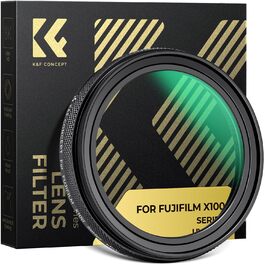 UV-фільтр K&F Concept для Fujifilm X100 (X100F/X100S/X100T/X100V/X100VI) - Чорний