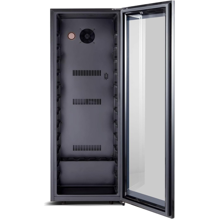 Kalamera 45-Bottle Dual Zone Wine Refrigerator - 120 Liter Capacity with LCD Display - 5-10°C/10-18°C Temperature Zones