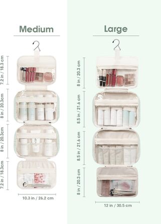 Набір для гігієни Narwey для дівчаток: велика косметичка/рюкзак для душу з сіткою, зелений колір