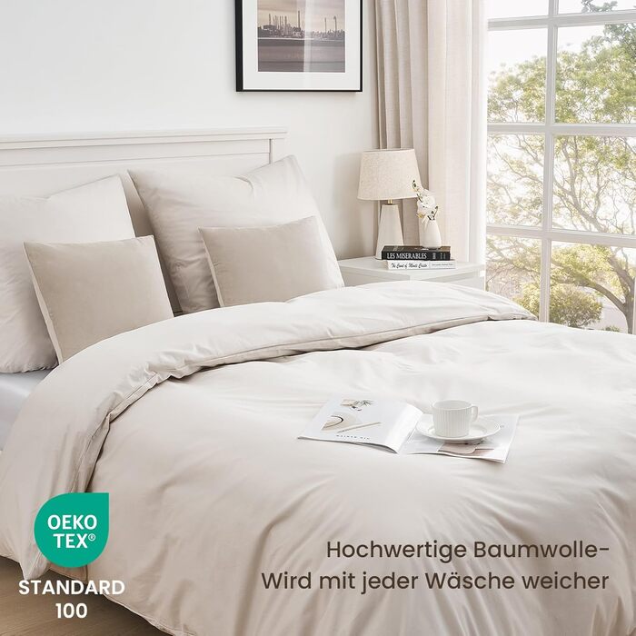 Комплект постільної білизни 135x200, зелений, бавовна, 4-х частинний. Набір постільної білизни салатовий, 2 наволочки 135x200 + 2 наволочки 80x80 см, сертифікат ÖKO-TEX, 100% бавовна з блискавкою (бежевий, 3-х частинний | 240x220 см)