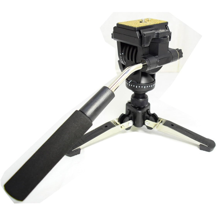 Штатив Koolehaoda з алюмінію з рідкосною головкою та складаною ніжкою для DSLR-камери, висота до 148 см