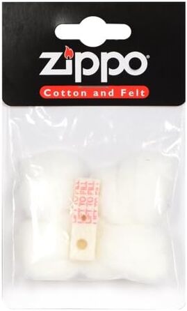 Заправка для запальничок ZIPPO набір: 10x оригінальний бензин 125 мл, стартовий комплект (6 кременів, гніт, вата, фетр)