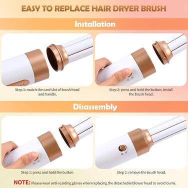 Air Styler 7 в 1: Фен, плойка, щітка для волосся, дифузор – 7 функцій для всіх типів волосся