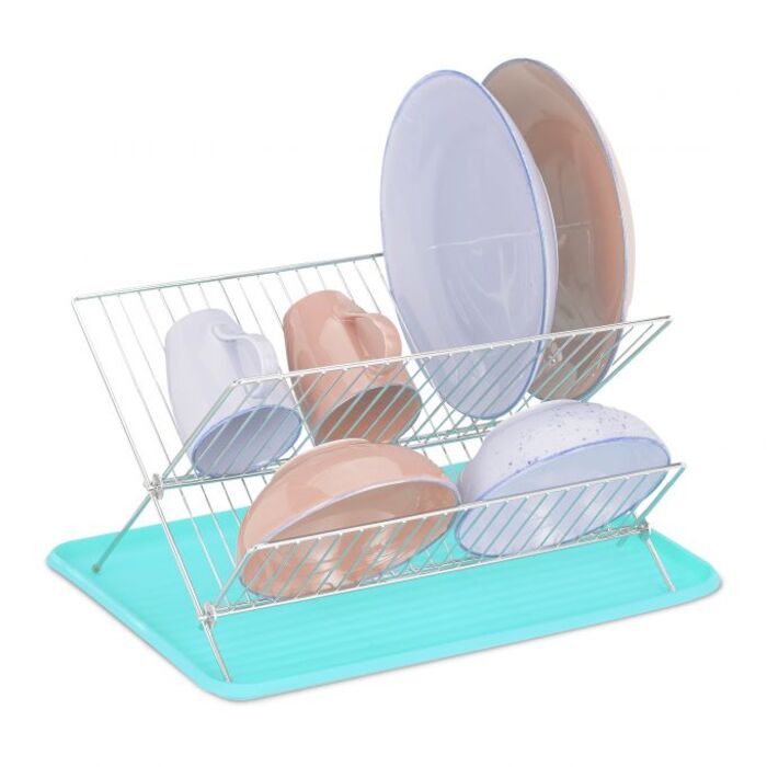 Relaxdays Dish Drainer with Catch Basin