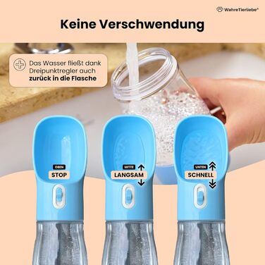 Турбота про тварин 2в1 пляшка для води та ласощів для собак [460 мл] - Переносна пляшка для собак з легким доступом до води та смаколиків, BPA-free, ідеальна для прогулянок, подорожей, рожева