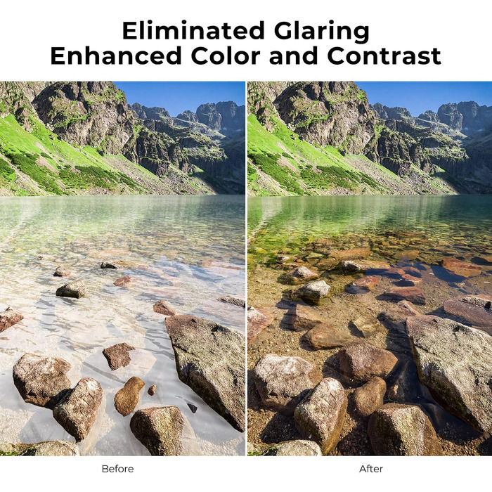 Поляризаційний фільтр K&F Concept Zirkular (CPL) 67mm для об'єктивів фото- та відеокамер