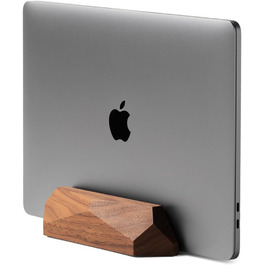 Oakwood Adjustable Wooden Laptop Stand - Desk Dock for MacBook Pro, MacBook Air, iPad - Walnut & Oak Wood, Handmade
